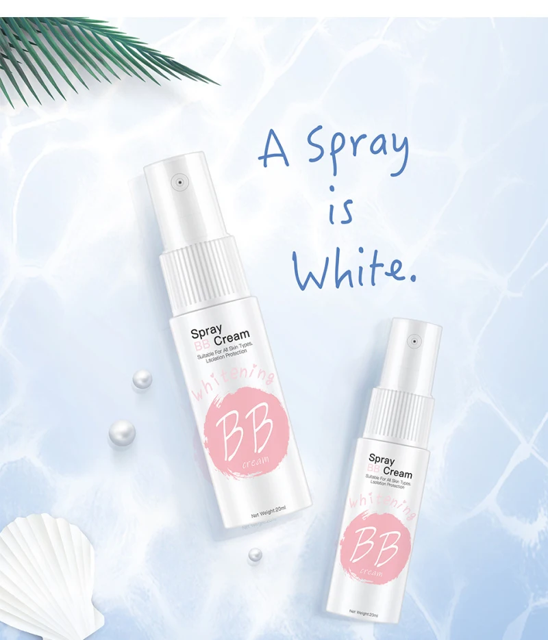 Lazy Spray Bb Cream Portable Body Face Whitening Spray Foundation
