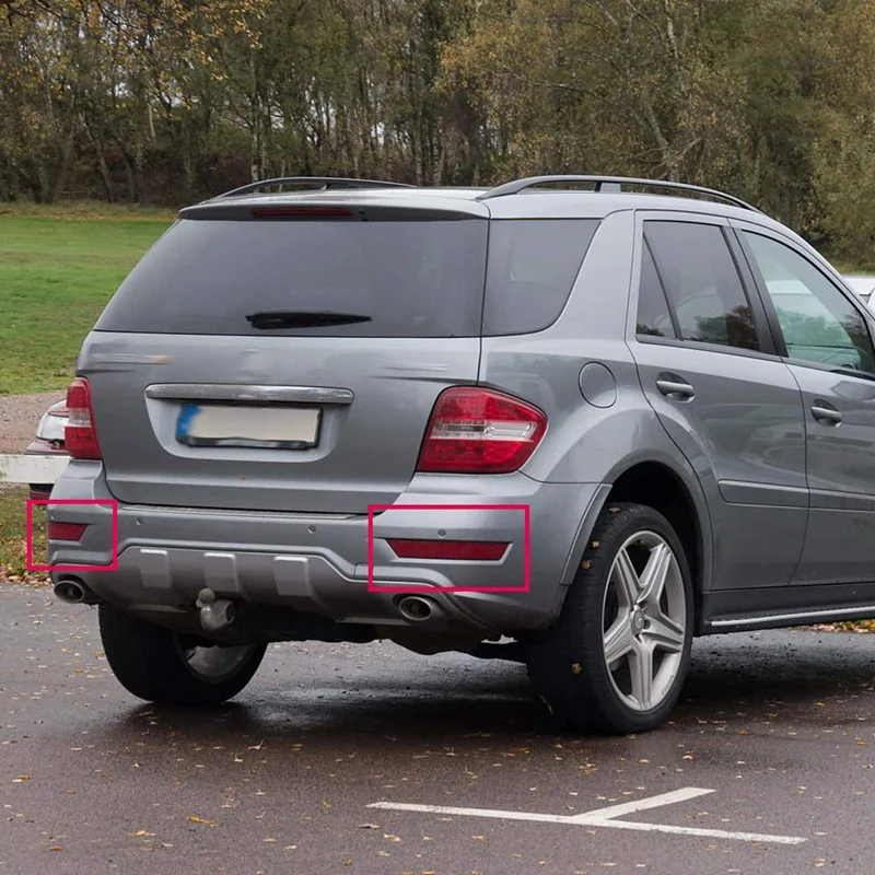 Задний бампер задний отражатель для Mercedes Benz W164 ML320 ML350 ML550 2008-2011