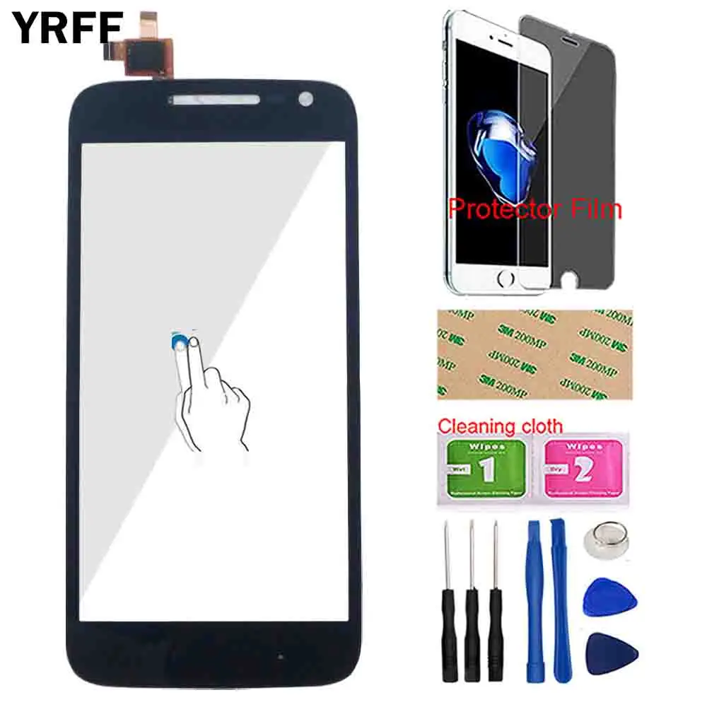 10 шт. сенсорная панель для Motorola Moto G4 Play XT1603 XT1601 XT1604 XT1602 сенсорный экран дигитайзер Передняя стеклянная панель сенсорные инструменты
