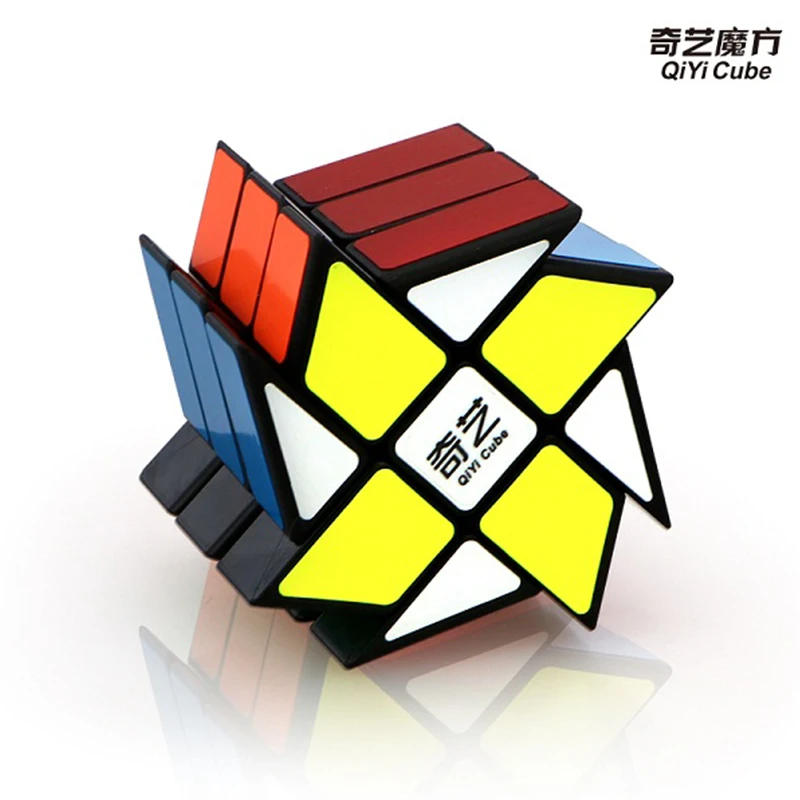 Qiyi 3x3 куб-мельница YiLeng Change Фишер куб ветер-огонь колесо Magico cubo Ось магический пазл