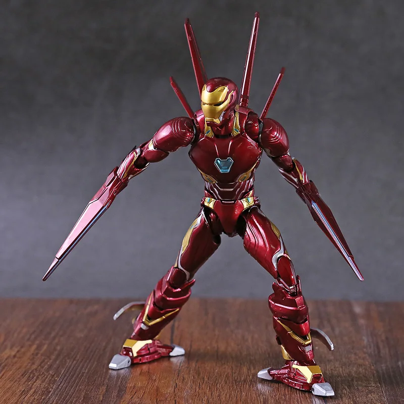 SHF ЖЕЛЕЗНЫЙ ЧЕЛОВЕК Марк L MK 50 нано оружие Набор ПВХ экшн фигурка Коллекционная