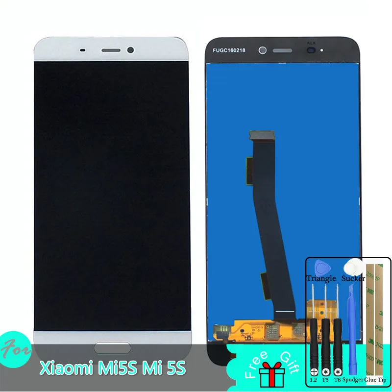 

LCD Display For Xiaomi Mi5S Mi 5S Touch Screen Digitizer Panel Replacement Parts Assembly