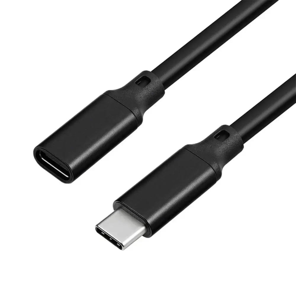 usb c data cable HD 4K 60Hz PD 5A USB3.1 Type-C Extension Cable 100W USB-C Gen 2 10Gbps Extender Cord For Macbook Nintendo Switch SAMSUNG Laptop digital audio cable Cables & Adapters