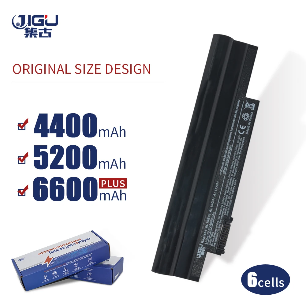 Аккумулятор JIGU для ноутбука Acer Aspire One AL10G31 нетбук D260 722 AO722 D257 D257E AL10A31 D270 Happy Chrome AC700