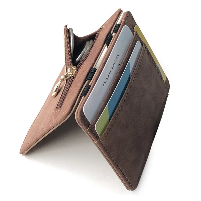 Men PU Leather Wallet Coin Purse Card Holder