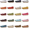 Summer Autumn Women Soft Genuine Leather Breathable Flats Non Slip on Casual Shoes with Round Toe for Mature Ladies Nurse 6