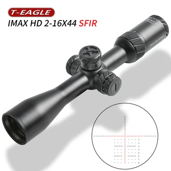 online T-eagle IMAX2-16 Tático Riflesscope Sniper Caça óptica Mira Rifle Escopos Airsoftsports Tático 308 Militar Red Dot Vista