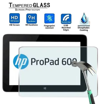

For HP ProPad 600 10.1" -Premium Tablet 9H Tempered Glass Screen Protector Film Protector Guard Cover