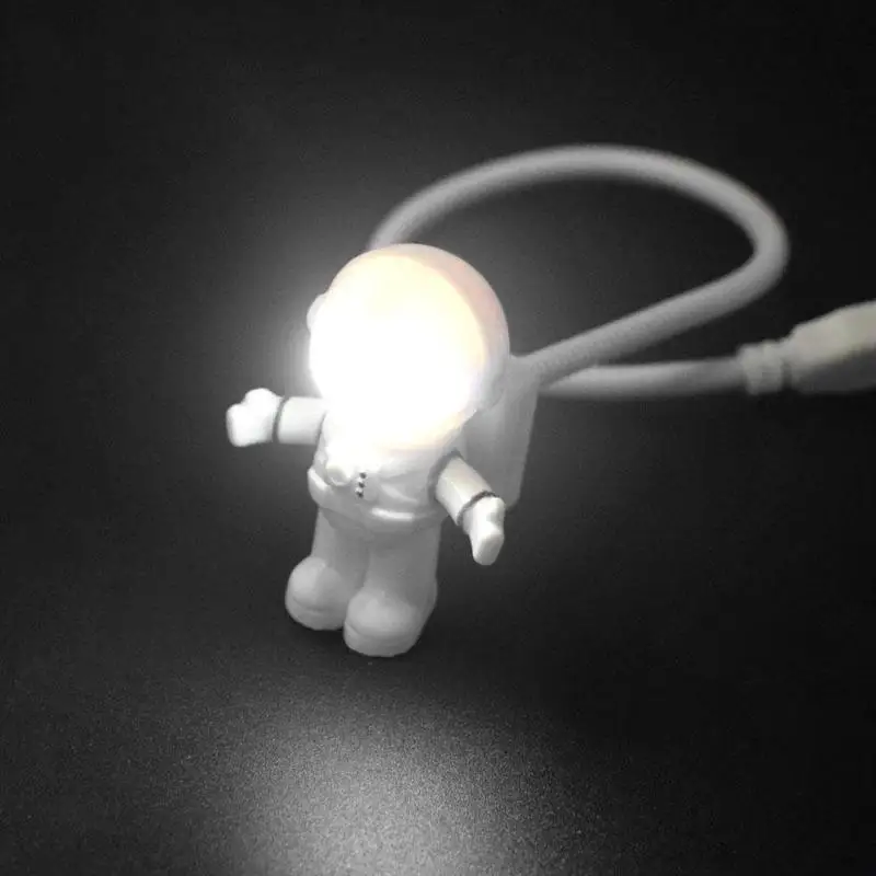 Гибкий светодиодный ночник с USB трубкой белый светильник для компьютера ноутбука