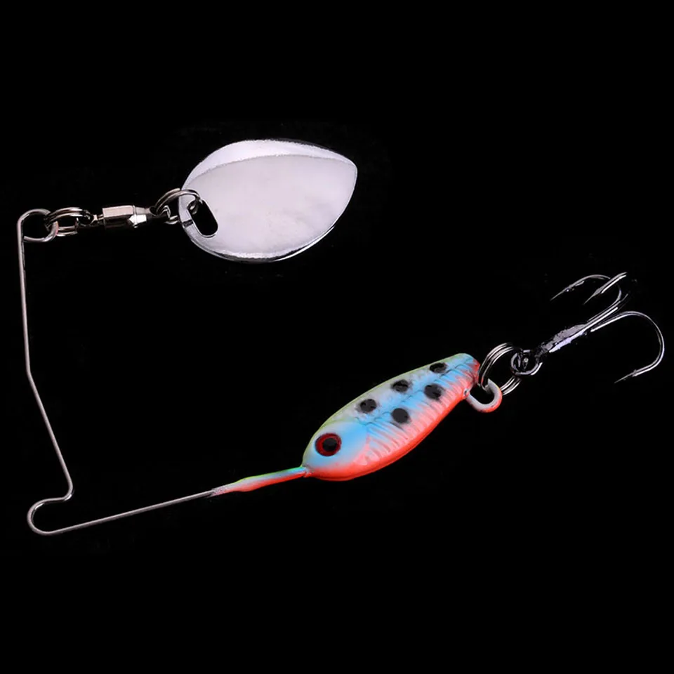 

WALK FISH 20mm 4.2g Fishing Lure Wobblers Lures Spinners Spoon Bait For Pike PecheAll Artificial Baits Metal Sequins Spinnerbait