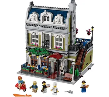 

Lepinblock Creator 84010 City Street View 10243 Parisian Restaurant Set Building Model Kit Blocks Toys Birthday Gifts