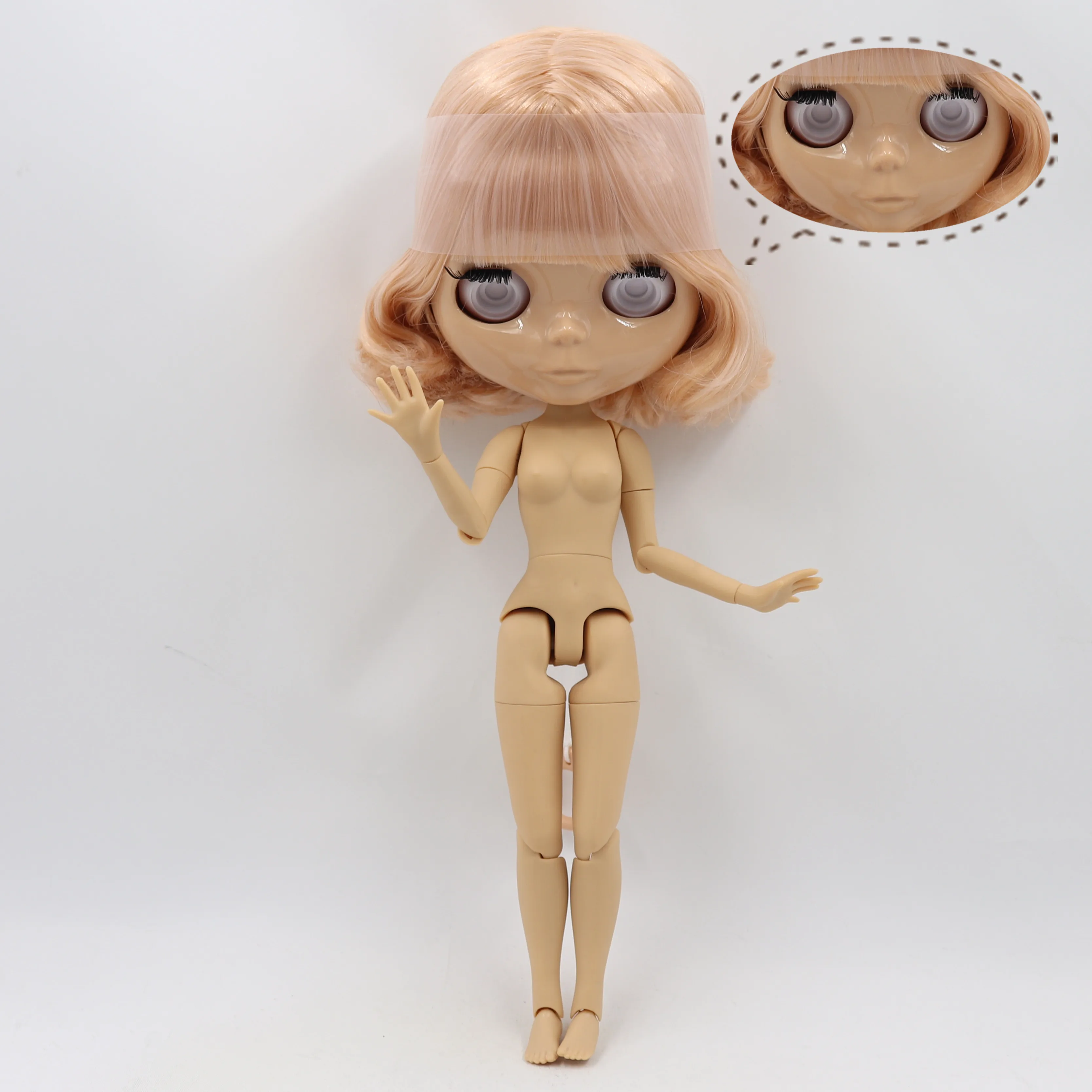 Ледяной DBS Blyth кукольные 1/6 bjd шарнирное тело микс белых orange волосы без eyechips резные