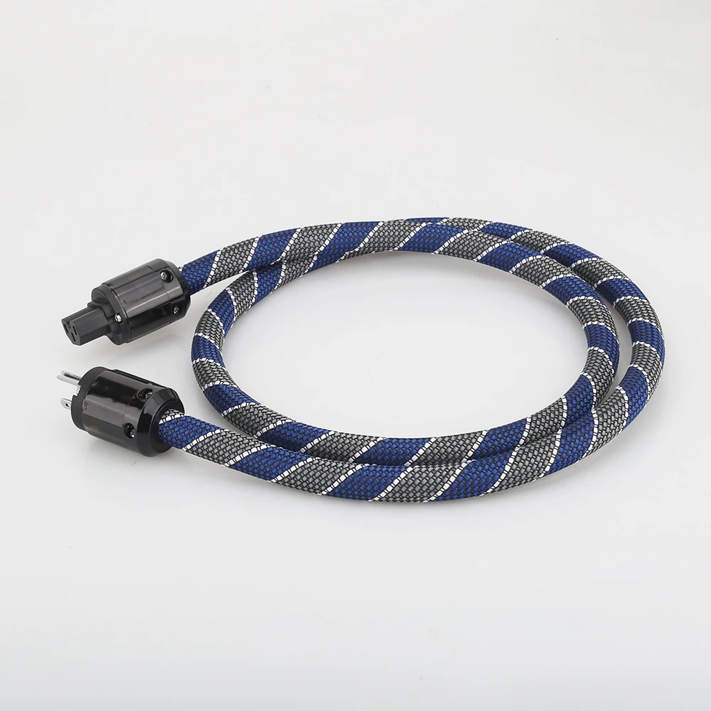 P101 DW34 HI End US AC Power Cable 3pins US Plug Power Cord Audiophile Power Cable CD Tube amplifer headphone