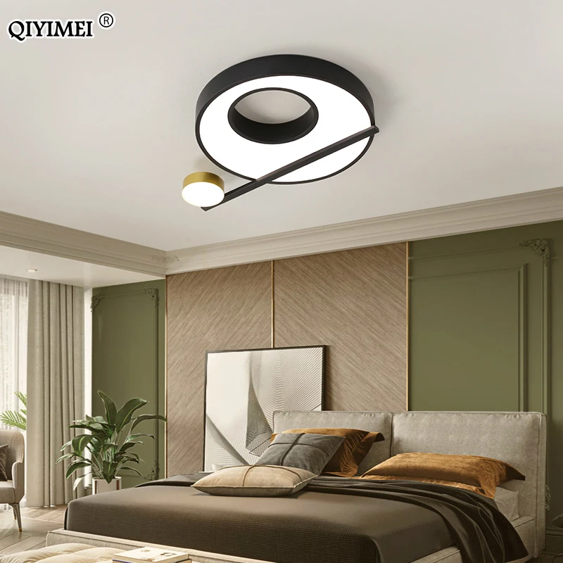 

New Modern LED Ceiling Lights With Remote Control Indoor Lighting For Living Dining Study Room Bedroom Loft Home Lamps Luminaire