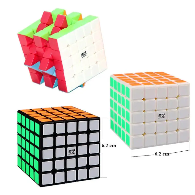 Кубик QiYi 5 qidi 5x5x5 магический головоломка на заказ 6 2 см из АБС-пластика 2x2