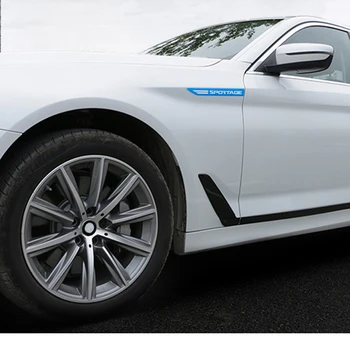 

2PCS Stainless Steel Side Wing Badge Emblem Fender for KIA Sportage 2016 2017 2018 Accessories