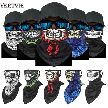 

Bandana Face Scarves Hanging Ear Tube Scarf Ice Silk Neck Gaiter Cover Anti-UV Smooth Breathable Headband Men Women