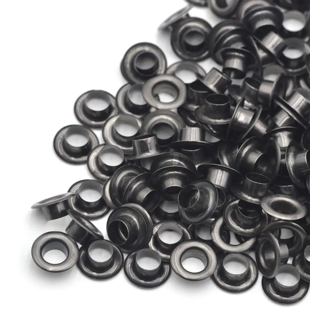 Pure Brass Grommet Eyelet With Washer 100sets 5mm/6mm/8mm/10mm Fit Leather DIY Craft Shoes Belt Cap eyelet grommet ring,eyelet grommet ring kit,grommet eyelet kit,screw back eyelets,metal eyelet buttons