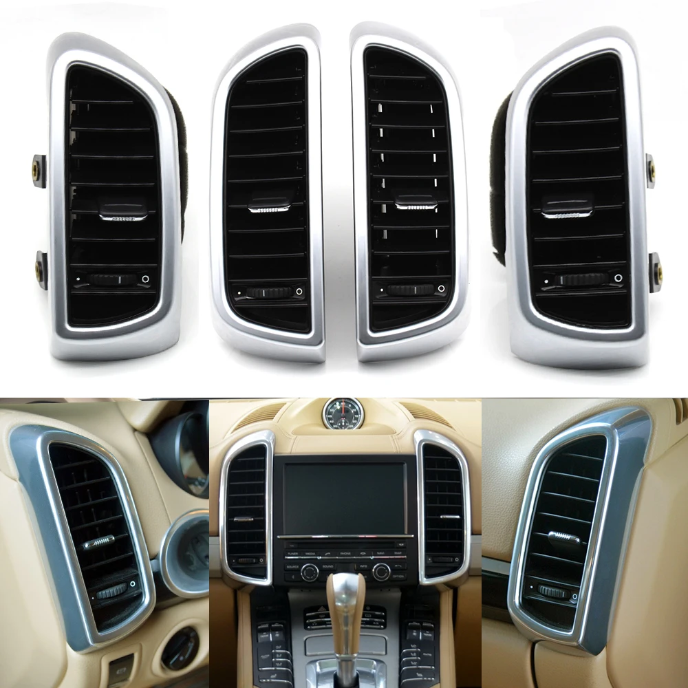 Front Left Right Rear Air Conditioning AC Vent Outlet Grille Complete Assembly For Porsche Cayenne 2010-2017 7P5819727E