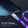 Flow Luminous USB Charge Cable Micro USB Type C 3A LED Fast Charging Mobile Phone Charger Cable For Samsung Huawei Xiaomi HTC ► Photo 2/6