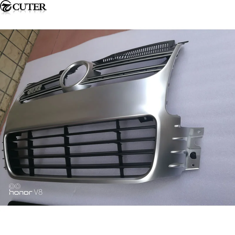 Golf 5 R32 Abs Front Bumper Mesh Grille Grills for Vw Golf5 Mk5 R32 Bumper 2005-2009