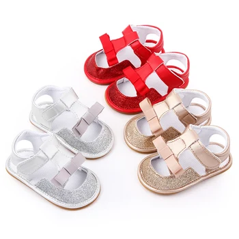 

Infant Kids Summer Soft Soled First Walkers Baby Girls Breathable Baotou Sandals Toddler Anti-Slip Shoes
