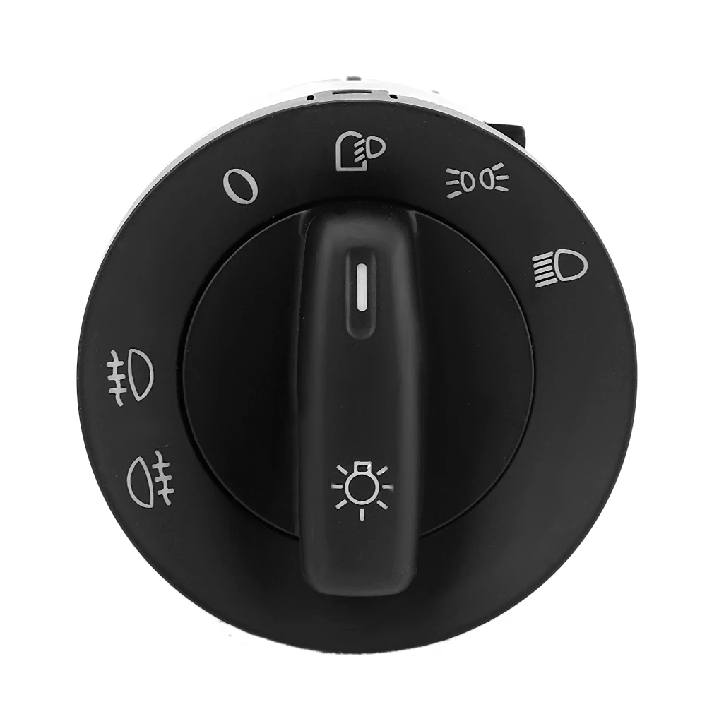 Для переключателя передних фар 1K0941431N 1K0941431AC хром черный для MK5 MK6 модели 2005 2006 2007 2008 2009 2010 2011 2012 2013