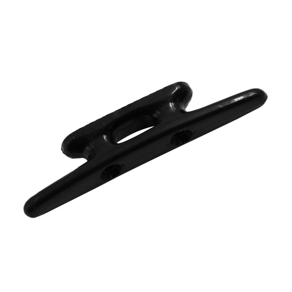 1 Pcs 4' Black Nylon Closed Base Marine Boat & Dock 4 in Cleat