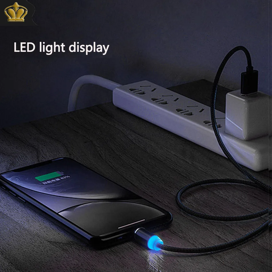 Магнитный Micro USB кабель для iPhone 6 Samsung Android Быстрая зарядка магнит зарядное
