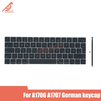 

10 PCS Full New Keyboard Keycap German Key Cap For Macbook Pro Retina 13" A1708 A1706 A1707 Keyboard 2016 2017 Year Keys Set