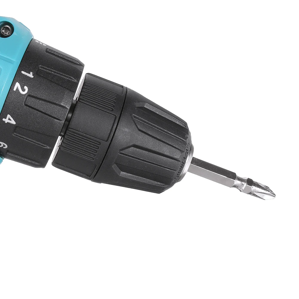 12V Cordless Led Electric Drill Kit Sets Driver Drilling Screwdriver With 2 Li-Ion Battery Toolkit Powerful Driling Tool