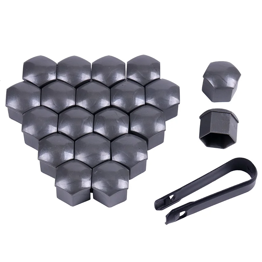 20PCSWheelNutsCoversCarTyreWheelHubCovers17mm21mmNutCaps