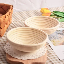 

Round/oval natural rattan fermentation basket bread dough wicker rattan quality fermentation fermentation basket kitchen tool