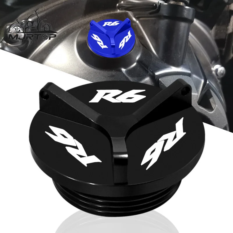 

Для YAMAHA YZF-R6 R6 1999-2019 наполнитель масла для мотоцикла, заглушка для слива масла, крышка отсека, гайка, крышка для YAMAHA YZF-R6S 2006-2010