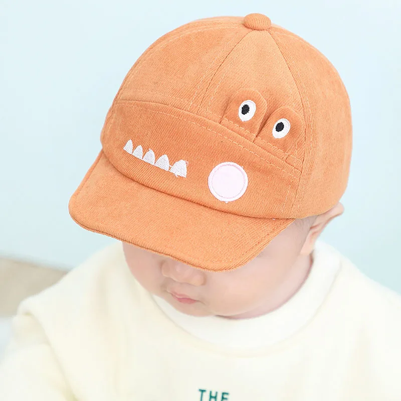 4 Colors Autumn Boys Cotton Adjustable Peaked Caps Girls Cartoon Snapback Cap Hat Fashion Kids Baseball Cap Headwear 3-12M