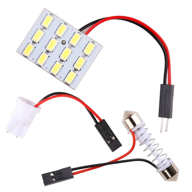 Автомобильный светодиодный светильник доска 5730 12SMD 12V 3W высокое светильник крыши светильник чтения светильник отсек светильник инструмент, Световой индикатор светильник - Испускаемый цвет: 1Pcs LED Light