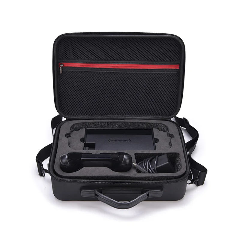 New NS Travel Carrying Case for Nintend Switch Waterproof Storage Bag with Shoulder Strap for Nintendo Switch Joy-Con Controller