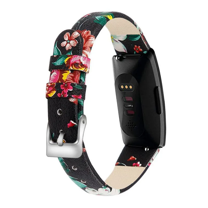 Браслет из натуральной кожи для Fitbit inspire/HR