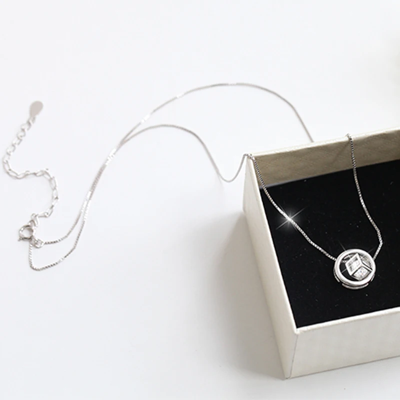 925 Sterling Silver Snake Bone Chain Round Necklaces Girl Multipurpose Zircon Pendant Choker Collares Gift Wedding Fine Jewelry