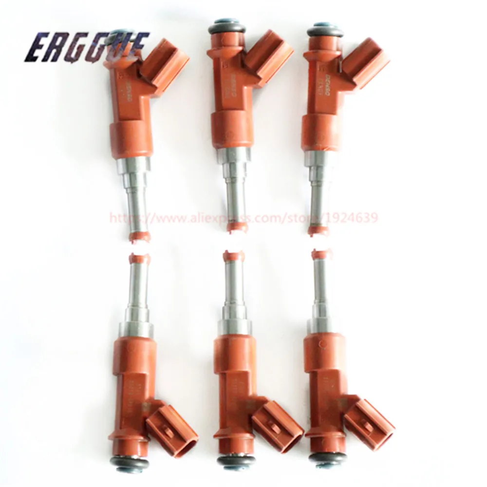 6 шт. D enso топливный инжектор 23250-0P040 23209-31050 для Toyota для Lexus 3.5L V6 2005-2011