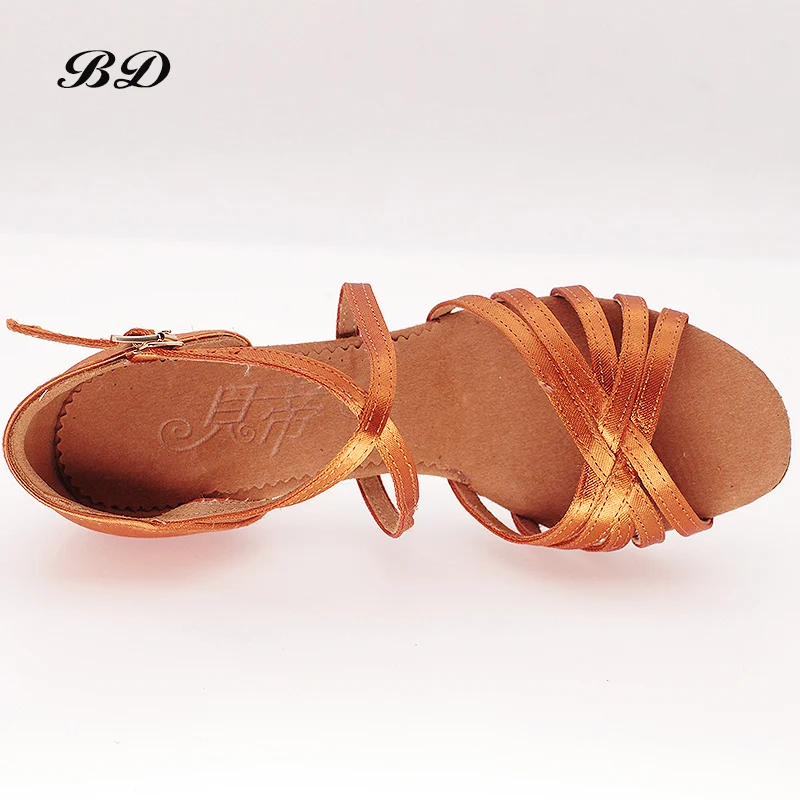 Sneakers Dance Shoes  Gift BD 603 Ballroom Latin Girls Children Kids Satin Free Bag Discount Profession Training Contest BLACK