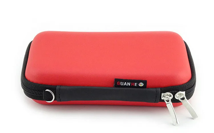 red Модная дорожная цифровая сумка для хранения данных USB кабель Сортировка зарядное устройство сумка для наушников Чехол сумка для наушников жесткий флэш-накопитель - Цвет: red