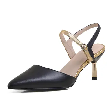 

Women Sandals New Brand Thin Heel Dress Shoes Summer Outdoor Gladiator Party Sandal Narrow Band Zapatos Mujer