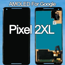 100 oryginalny Amoled dla Google Pixel 2 XL ekran dotykowy LCD dla Google Pixel2 2XL części zamienne do montażu digitizera tanie i dobre opinie BINYEAE NONE CN (pochodzenie) Ekran pojemnościowy 1440x2960 3 Do telefonu Google For Google Pixel 2 XL LCD i ekran dotykowy Digitizer