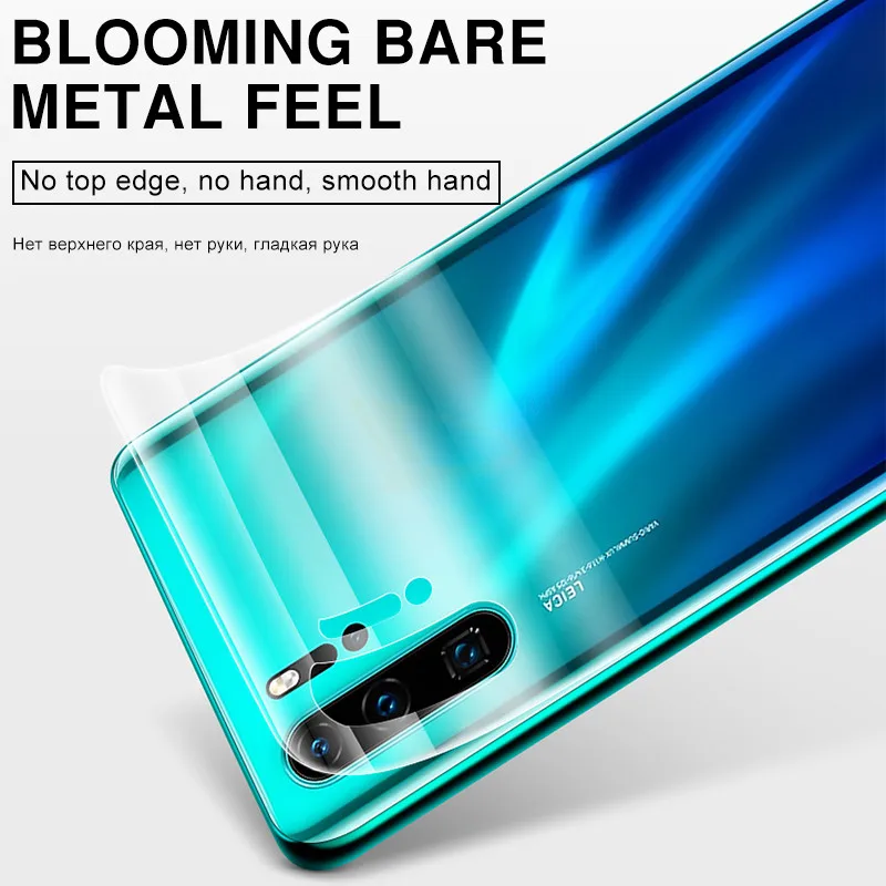1-3 шт задняя крышка 100D Гидрогелевая мягкая пленка для huawei P20 Lite P30 Pro mate 20 30 Pro Защитная пленка для экрана задняя крышка не стекло