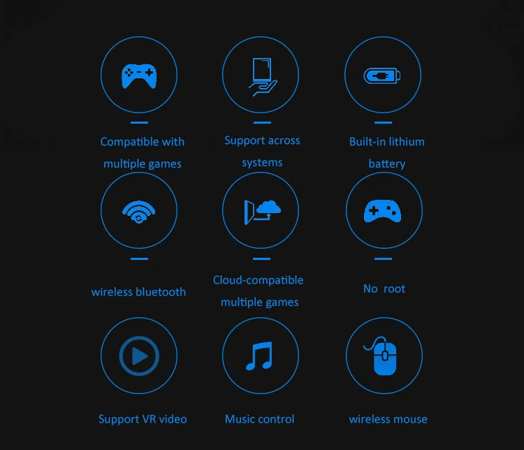 Беспроводной геймпад Bluetooth 3,0 игровой контроллер для мобильного телефона планшета tv Box держатель Android/iSO телефонов