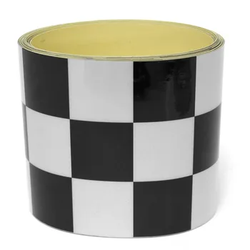

275*7.6cm Vinyl Decal Tape Black&White Checkered Vehicle Sticker Fashion Vinyl Wrap For Car Bike Motorcycle Truck Car styling