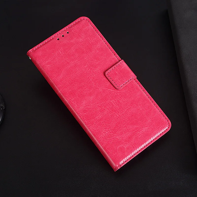 Arrvial кожаный магнитный флип-полиуретановый кошелек для Motorola Moto One Action Case 6,3 дюймов фоторамка со слотом для карты памяти Чехол-подставка - Цвет: Rose