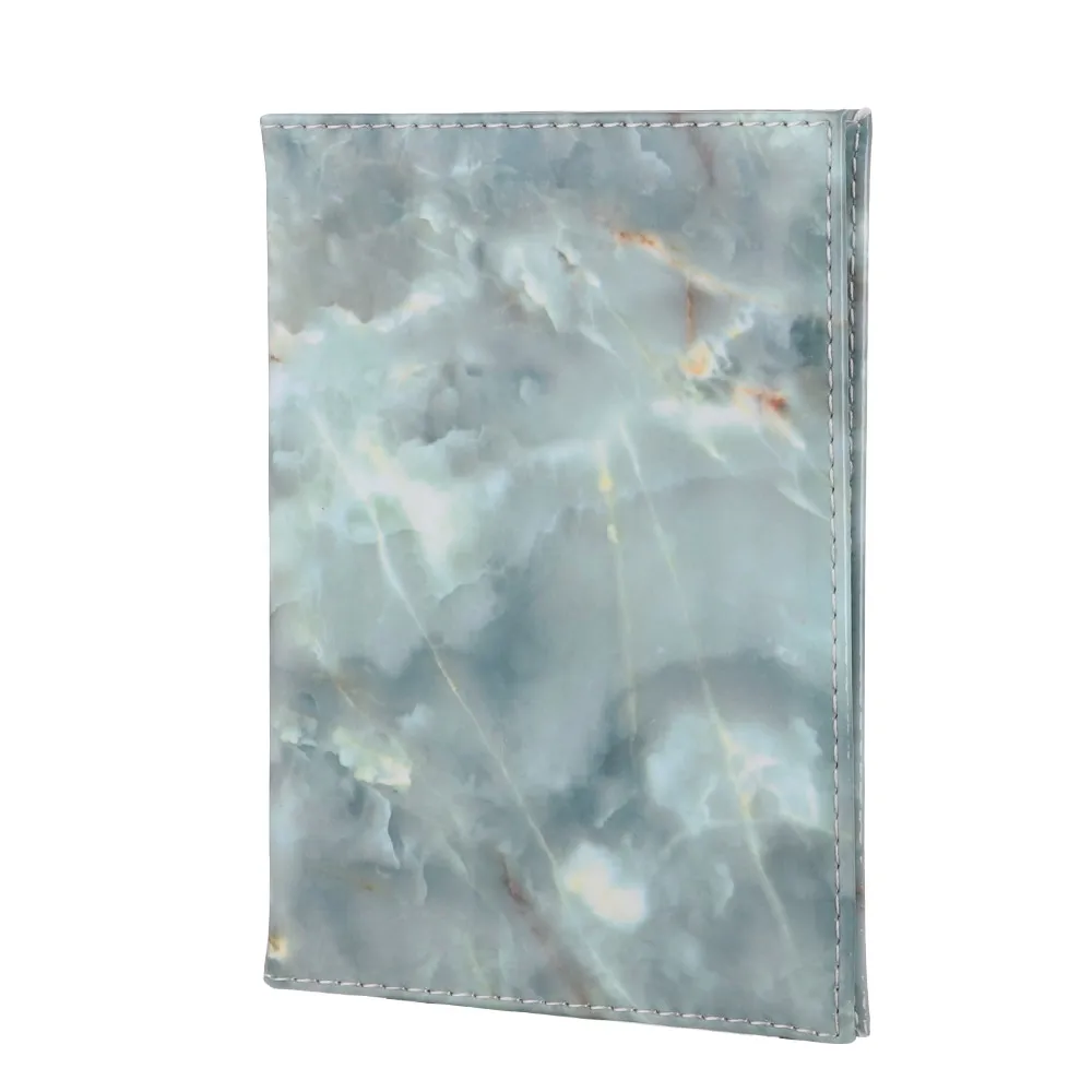 New Fashion Marble Pattern Passport Cover Women PU Leather Cute Travel Passport Holder Waterproof Design Passport Covers - Цвет: B3