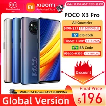 

New Global Version POCO X3 Pro Smartphone 6GB 128GB / 8GB 256GB NFC Phone Snapdragon 860 120Hz Refresh Rate 48MP Quad Camera